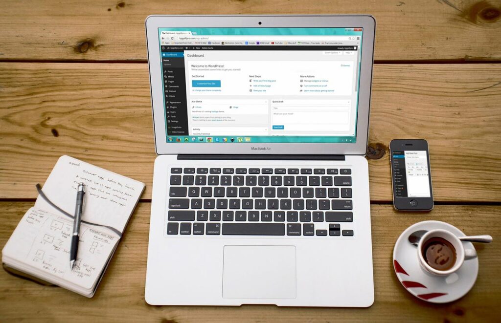wordpress laptop